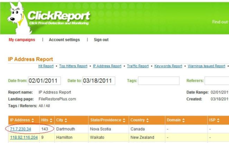 4º - ClickReport - Click Fraud Detection and Monitoring